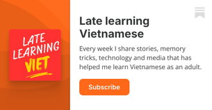 Image for Late Learning Vietnamese